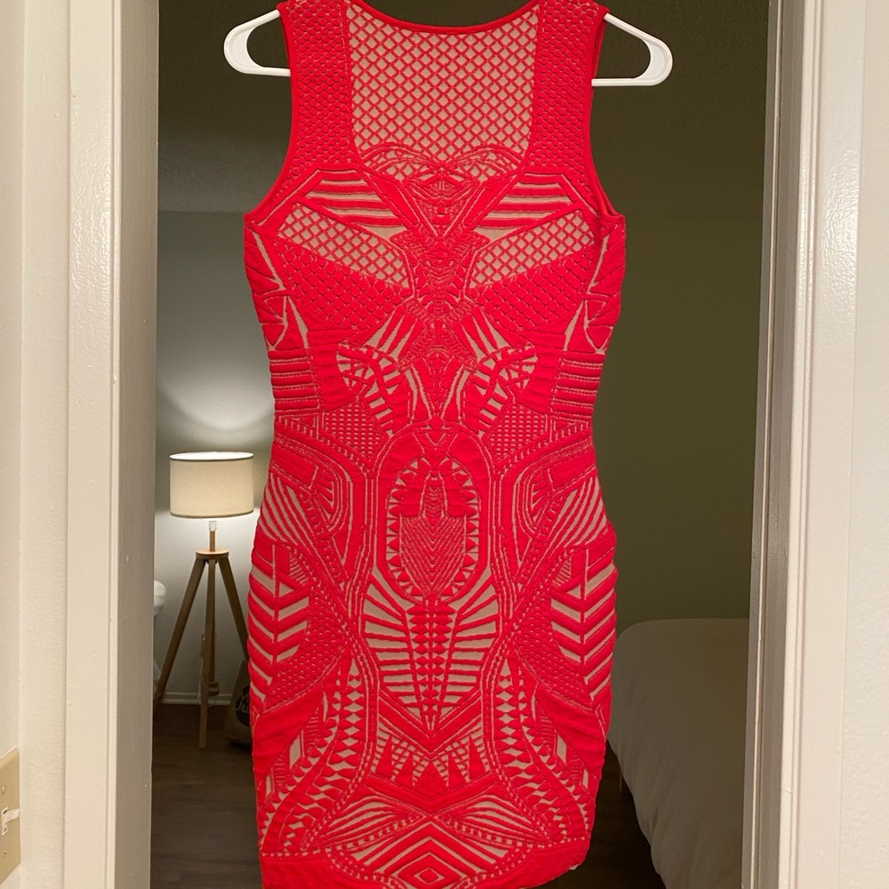 Red & Tan RVN dress - Picture 2 of 2